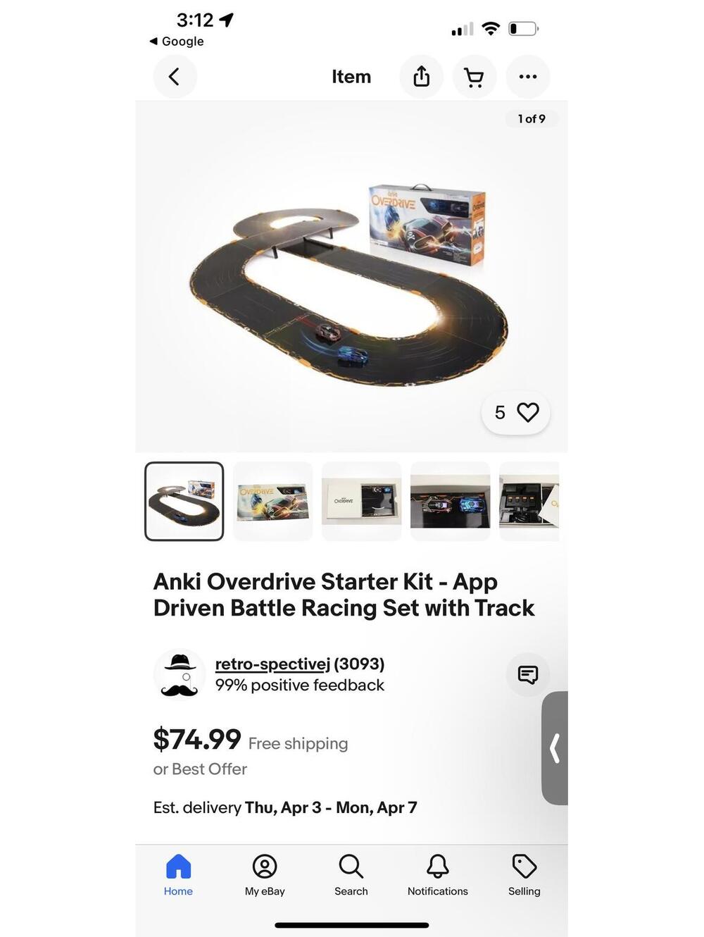 Anki Overdrive Starter Kit - App Driven Racing Set - Picture 4 of 5